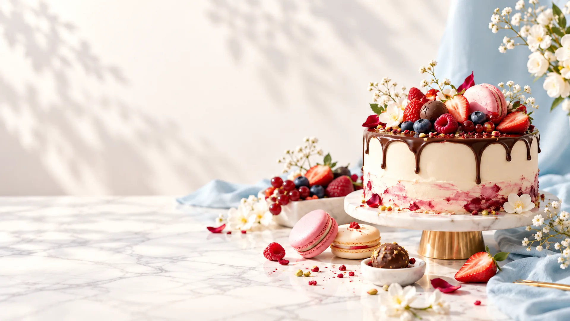 Торт и десерты кондитерской Палитра чудес